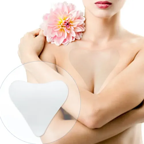 Almohadillas De Silicona Para El Pecho Con Arrugas Reutiliza