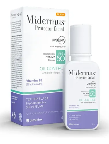 Midermus Protector Solar Facial Oil Control Fps 50+