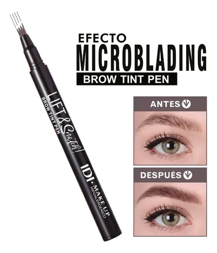 Delineador Cejas Efecto Microblading 01 Brunette Black IDI Make Up