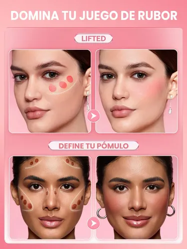 Color Bloom Sheglam Rubor 6 Tono Del Maquillaje Tono Del Maquillaje Love Cake