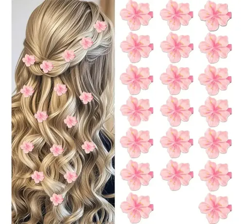 Rx //cherry Blossom Shaped Hair Clips For Women//