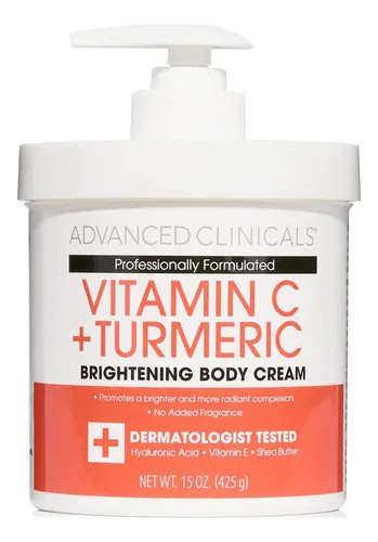 Crema Vitamínica C Advanced Clinicals 15 Oz Turmeric