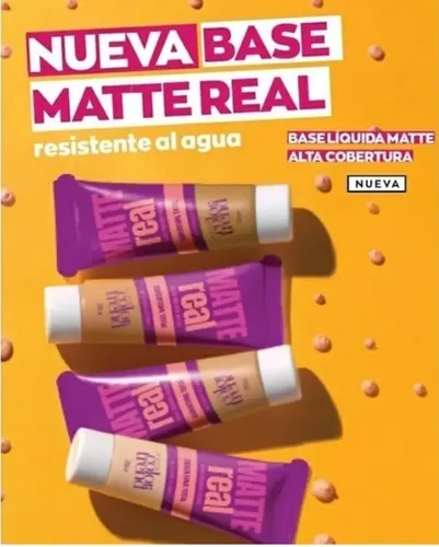 Base De Maquillaje Liquida Mate Avon Color Trend Matte Real Tono Beige Claro 210n