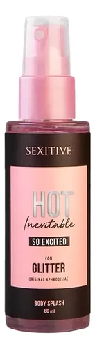 Body Splash Sexitive Hot Inevitable So Excited Con Glitter 60ml