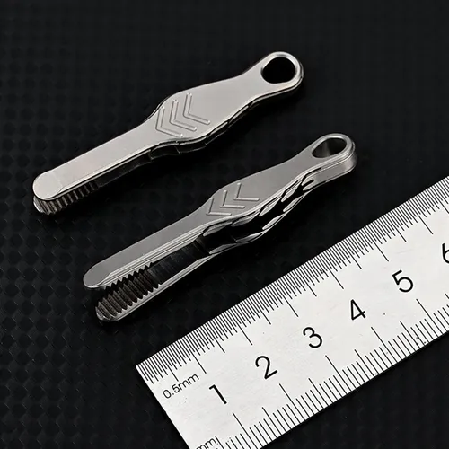 Titanium Aleación De Aleación Ceja Ceja Tweeze 58 Mm