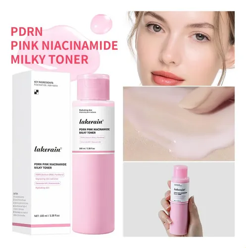 Tónico Facial Hidratante Niacinamida Rosa Y Pdrn .