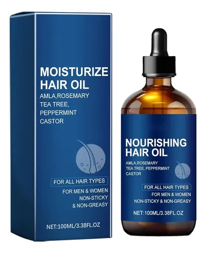 Aceite Capilar Nutritivo De 100 Ml Para El Crecimiento Y La