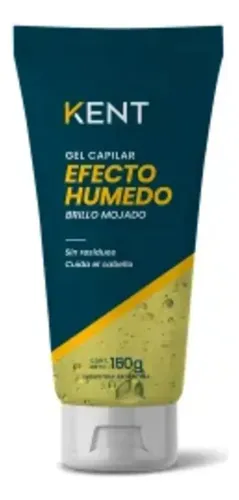 Gel Fijador Capilar Kent Efecto Mojado Brilloso 150g Vegano