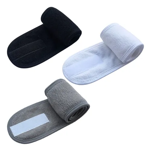 Set De 3 Bandas Para Cabello Ajustables, Duraderas Y Flexibl