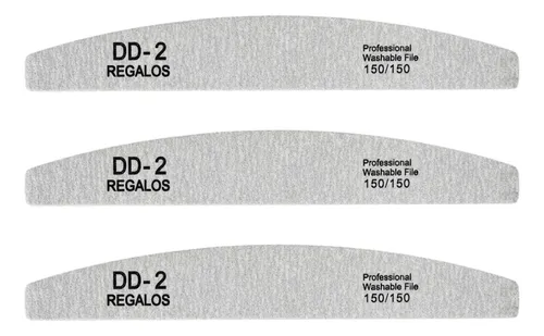 10 Limas 150/150 Para Uñas Esculpidas Manicuria Dd2 Prof