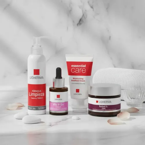 Rutina Skincare Dia Noche Piel Seca Antiage Retinol Lidherma