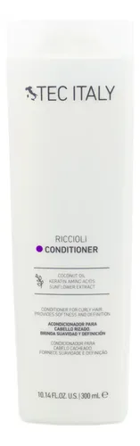 Tec Italy Riccioli Shampoo + Acondicionador Rulos Chico 3c