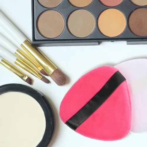 Cosméticos En Polvo Cómodos Para El Rostro De Mujer, 8 Unida