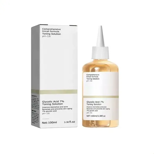 Solución Tonificante De Ácido Glicólico Al 7% De 100 Ml Para
