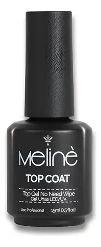 Esmalte Profesional Top Coat Meliné Gel Uñas Led Uv