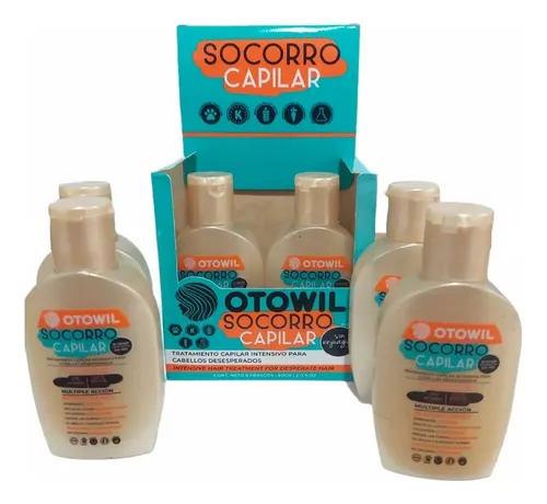 Otowil Socorro Capilar Sin Enjuague Caja X 6un Frasco 60gr