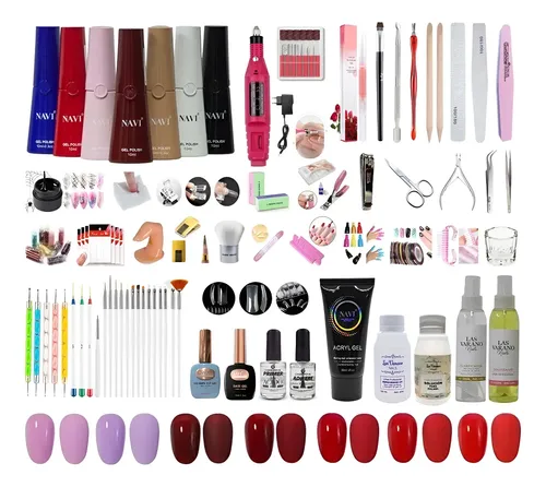 Kit Inicial X89u Insumos Esmaltes Semipermanentes Completo