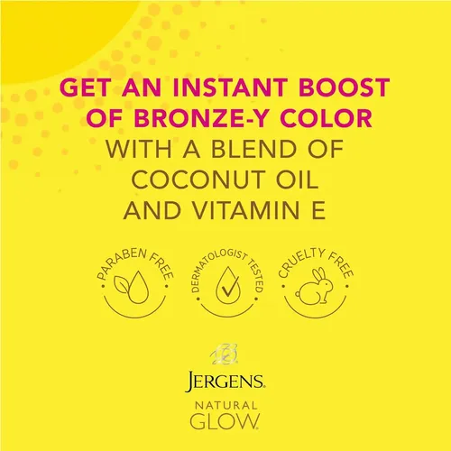 Jergens Natural Glow Instant Sun Autobronceador Hidratant…