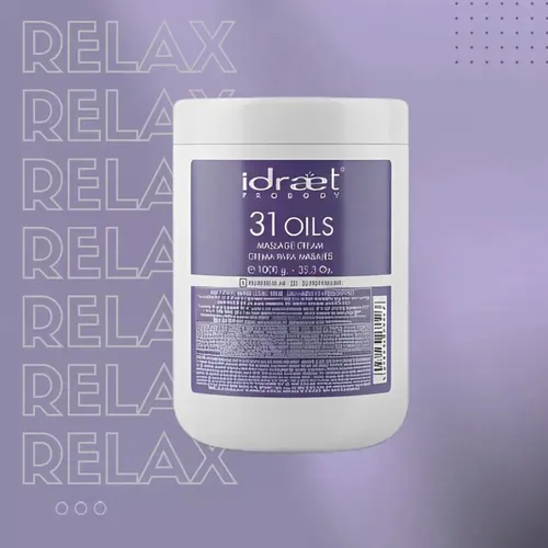 31 Oils Idraet Crema Masajes Hidratante Nutritiva Relajante