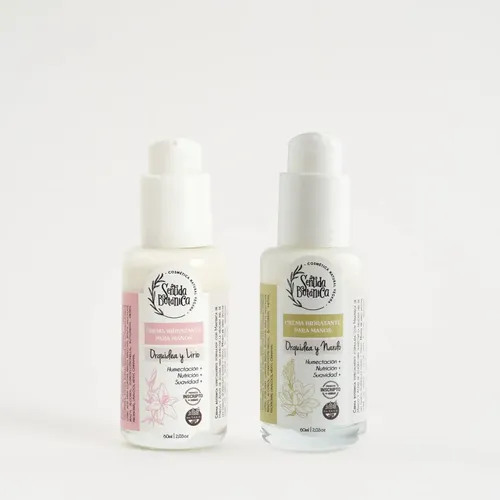 Crema Para Manos Hidratante Reparadora Vegan Sentidabotanica Aroma Orquídea y Lirio