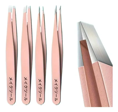 Pinzas Cejas Profesional Acero Inoxidable Inclinado 1pza
