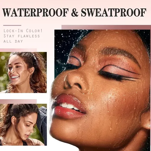 Lápiz De Cejas Resistente Al Agua Con Micrograbado De Unifox Tawny Brown 02