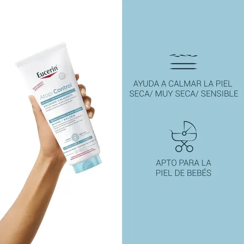 Bálsamo corporal de uso diario Eucerin AtopiControl para piel atópica x 400 ml