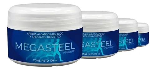 Gel Antiinflamatorio Megasteel Artrosis Artritis 100ml 4×2