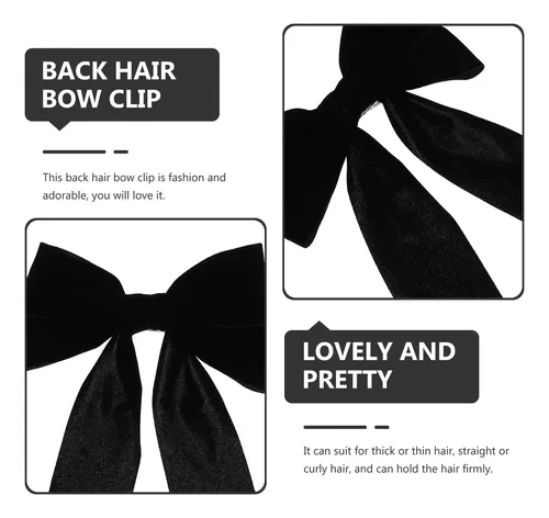 2 Clips De Pelo Con Lazo Para Mujer, Pinza De Cabello