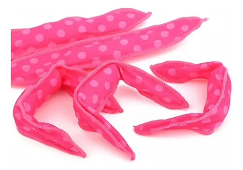 Rulos Para Cabello Sin Calor Pack 20 Piezas Rosa