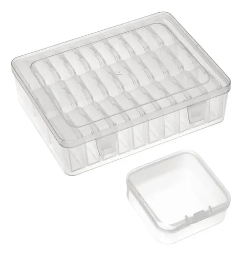Jsjx Caja De Almacenamiento Transparente, Estuche For