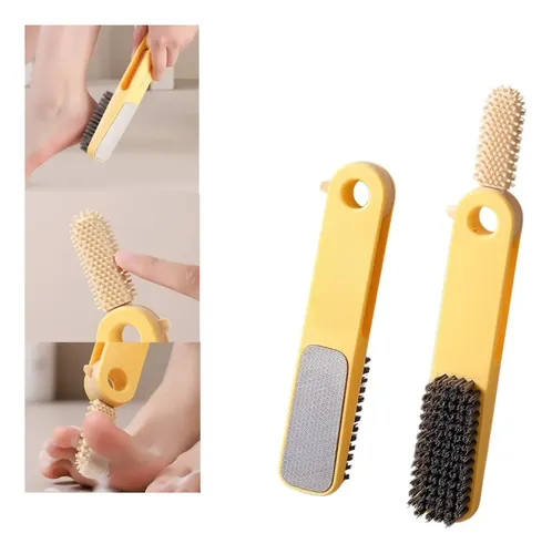 Triturador Y Exfoliador De Pies 3 En 1 Color Amarillo
