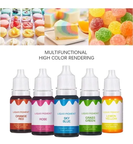 Set De Pigmentos Líquidos Para Gloss Labial 12 Colores