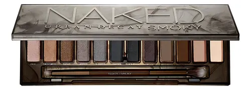 Paleta De Sombras + Pincel Urban Decay Naked Smoky 12 Tonos