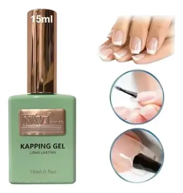 Kit Soft Gel 100 Tips Paris Night+ Base Kapping 15ml Premium