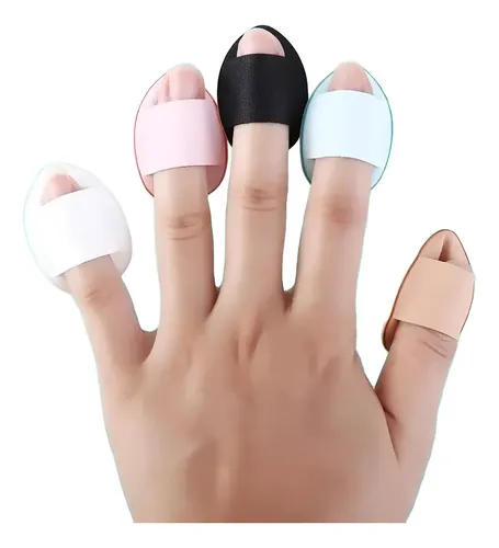 4u Mini Esponja Puff Para Dedos Corrector Base Maquillaje