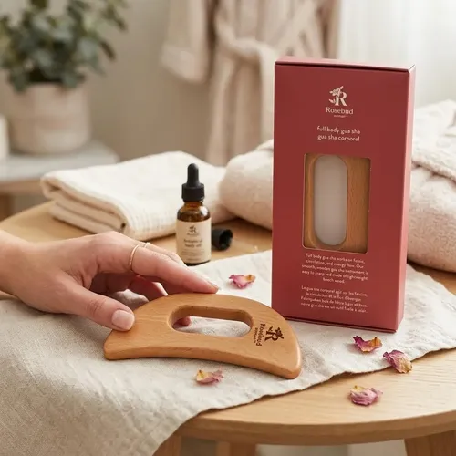Gua Sha Madera Liviana Para Masaje Corporal Y Bienestar