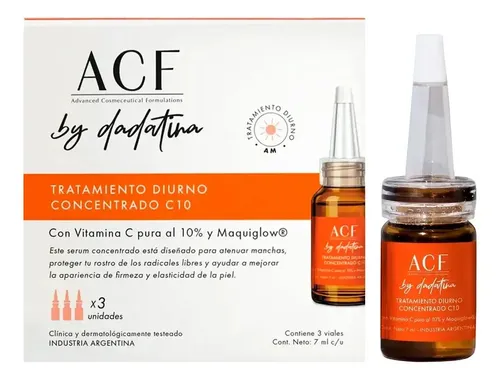Acf By Dadatina Tratamiento Diurno Concentrado C10 Vit. C Normal Día