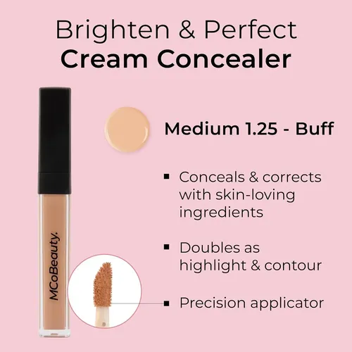 Crema Correctora Iluminadora Mcobeauty 10 Ml 4 Buff Medio