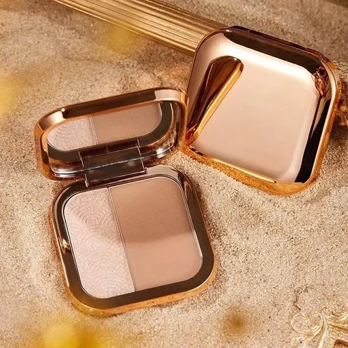 Iluminador Facial En Polvo Dúo Maquillaje