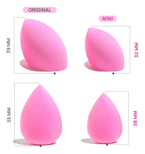 Esponja Cosmética Aoa Studio Mini Set De 6 Unidades Sin Láte