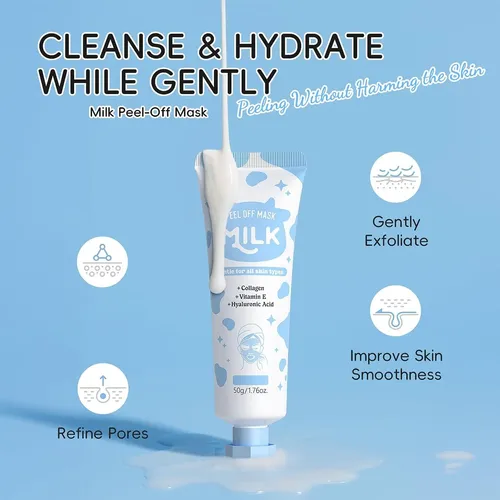 Mascarilla Peel Off Leche Miescher Lk 2.02 Oz