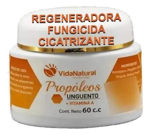 Crema Vida Natural Con Propóleos Cicatrizante Y Regenerativa