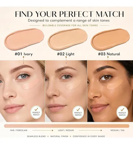 Corrector De Ojeras De Alta Cobertura Ivory Mytend