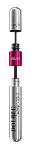 Máscara Pestañas Farmasi Double Lash Extend Negro Voluminizador Hipoalergénico