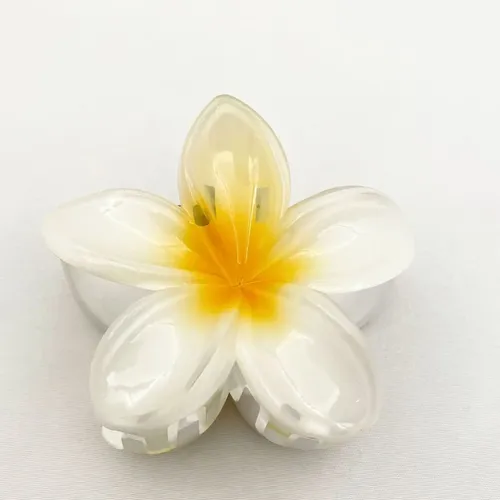 Cxre Clips Para El Cabello Berenjena 6 Piezas Flor 3d Ce