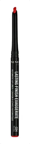 Delineador Labios Rimmel Retráctil Rojo 024 Red Diva