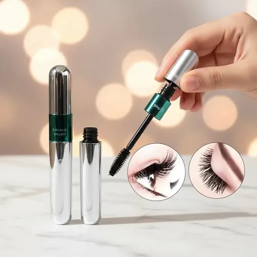 Mascara Pestañas Rimel 4d Pink 21 Extreme Lashes Simil Tango Color Negro