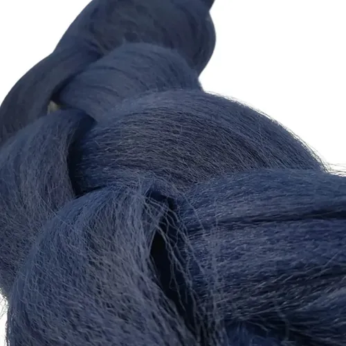 Kanekalon Extension Pelo Termico Trenza Africana 60cm Lfme Azul Oscuro A28