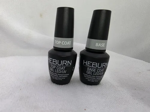 Heburn Top Y Base Uñas Semipermanente Uv/led
